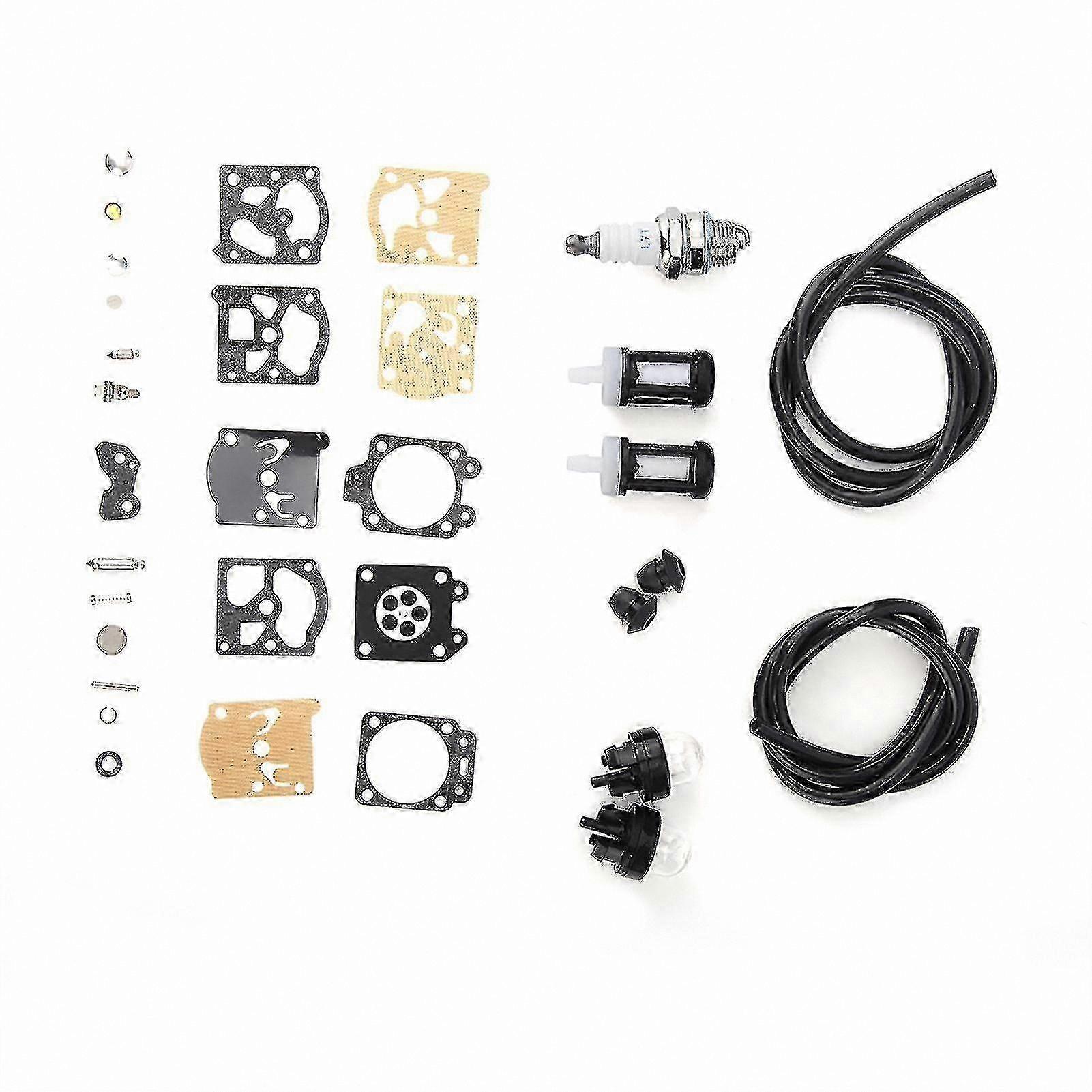 Grass Trimmer Carburetor Repair Kit with Air Filter for FS36 FS40 FS44 Models - Replacement Components