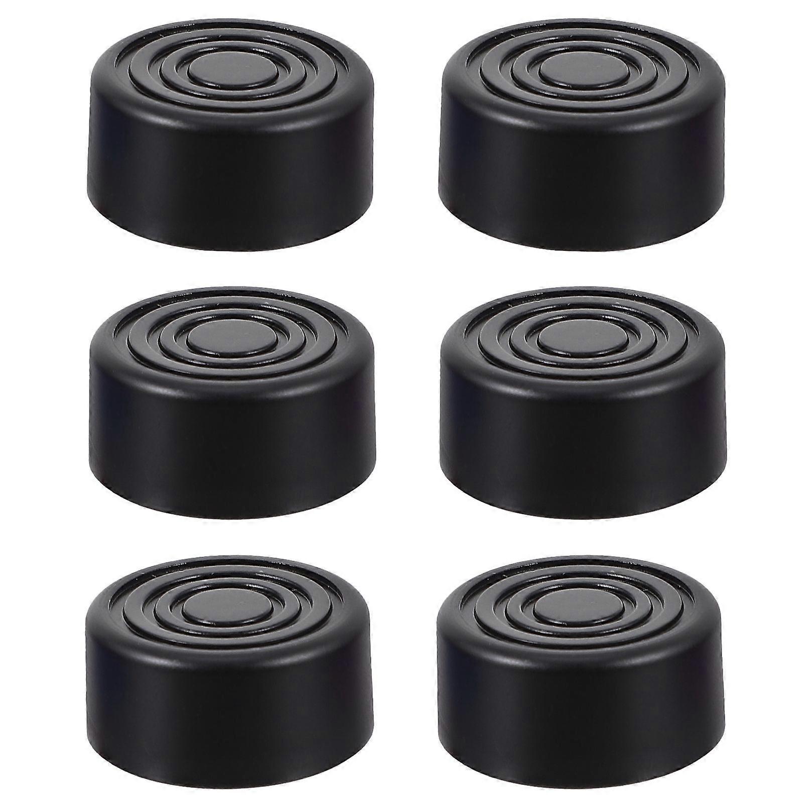 6Pcs Plastic Guitar Stomp Knobs Pedal Caps Guitar Effect Foot Nail Caps