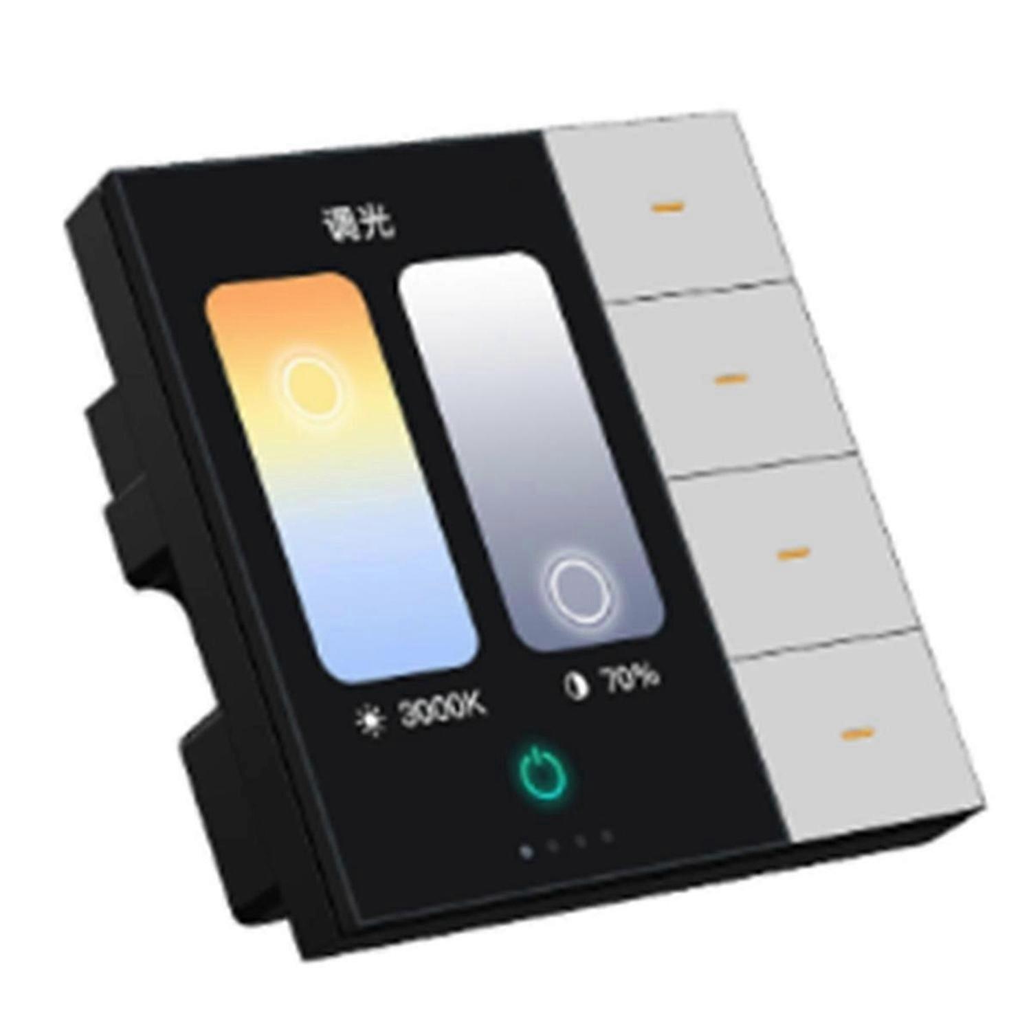 Tuya Smart Central Control Panel ZigBee Wall Switch Home Automation Wireless Lighting Control System F3-Pro
