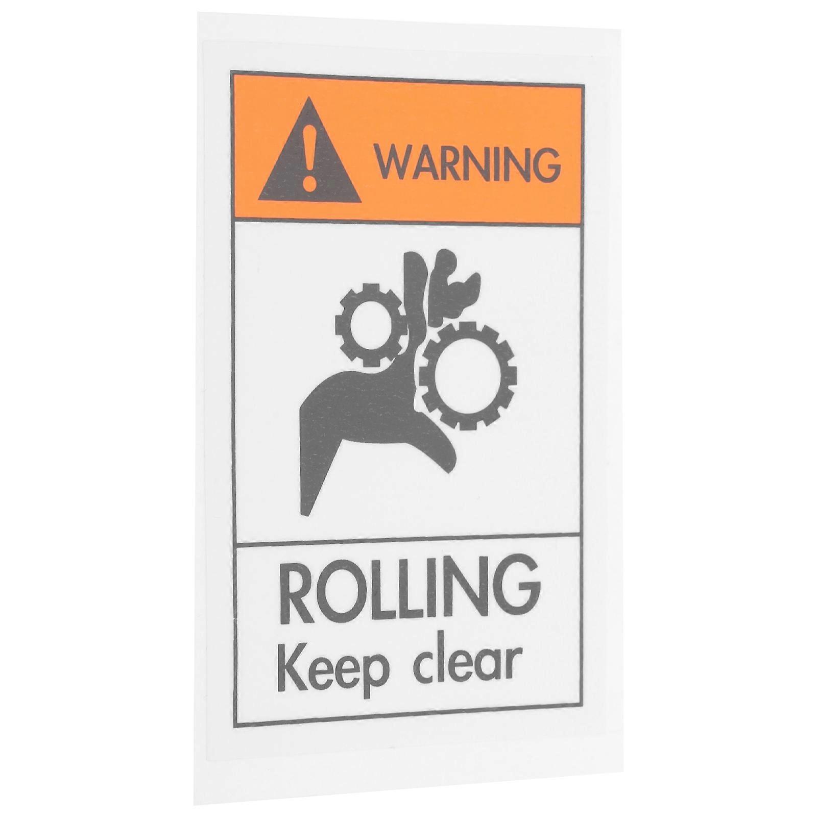 Warning Stickers Security Sign for Caution Safety Sticker