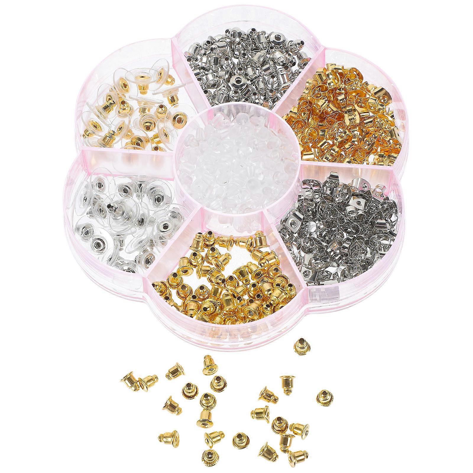 Earplug Earring Backs Silicone Supports Earring Back Accessories 1 Box