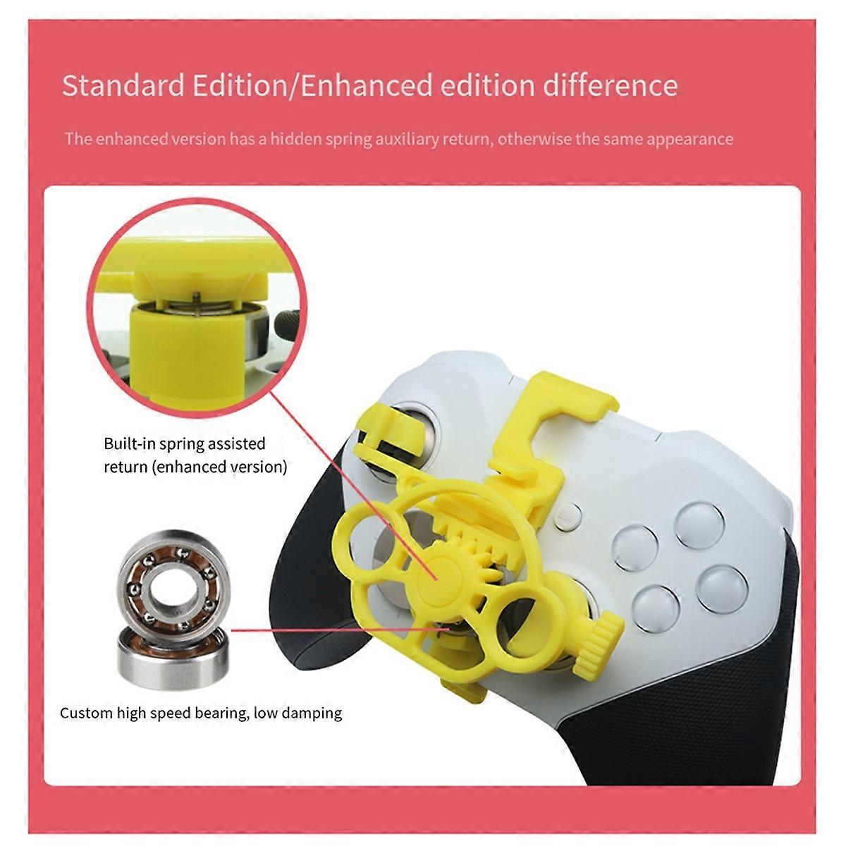 Mini Steering Wheel For XboxoneSX Elite2 Handle White