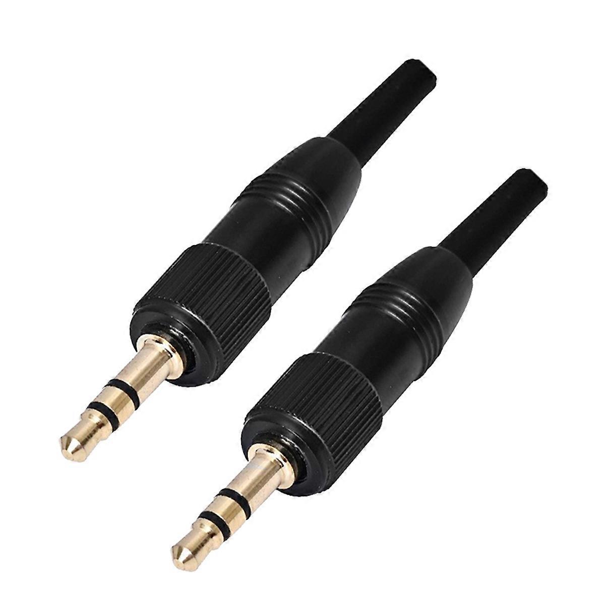 1/8Inch Stereo Screw Audio Lock Connector for Microphone
