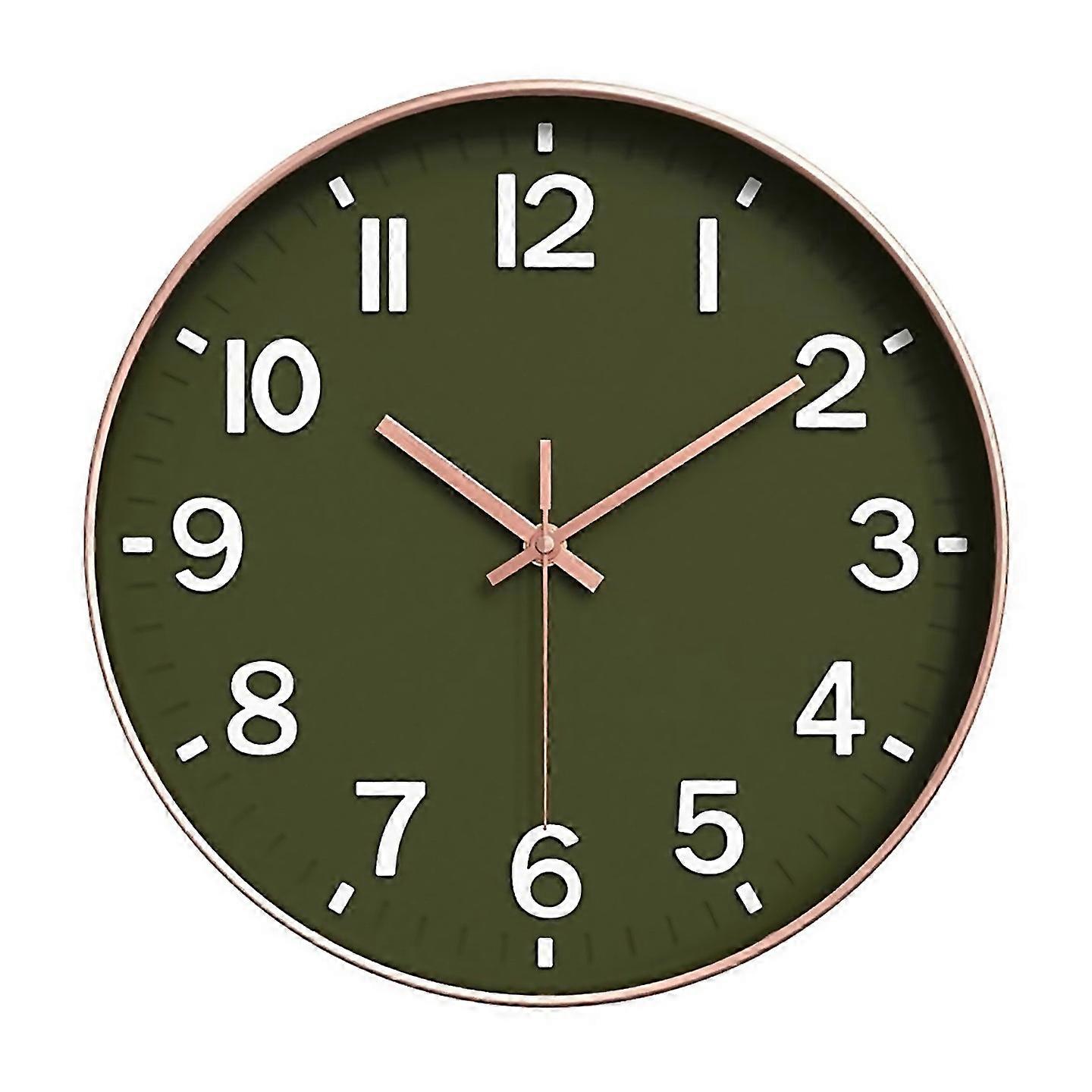 For Silent Modern Clock For Wall 3d Numbers Wall Clock Colour