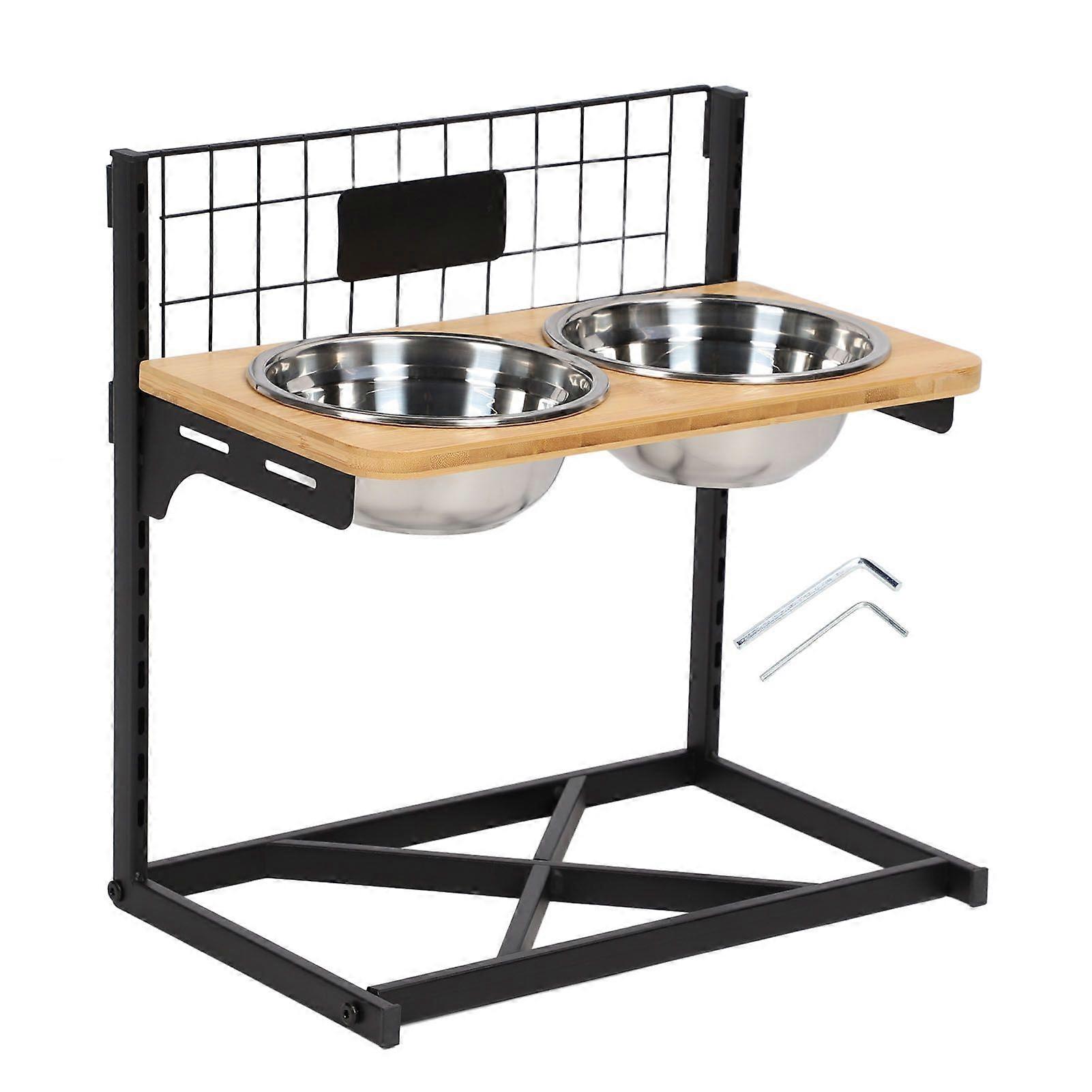 Elevated Dog Bowls Adjustable Removable Raised Dog Bowls Stand Feeder for Small Medium Large Cats Dogs