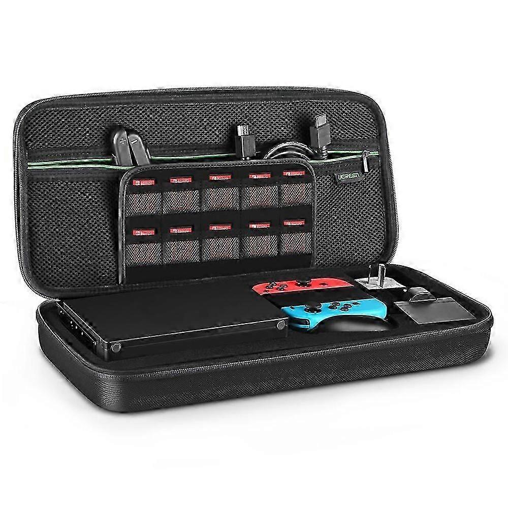 UGREEN Portable Shockproof Storage Case for Nintendo Switch Console, Size L Protective Carrying Bag