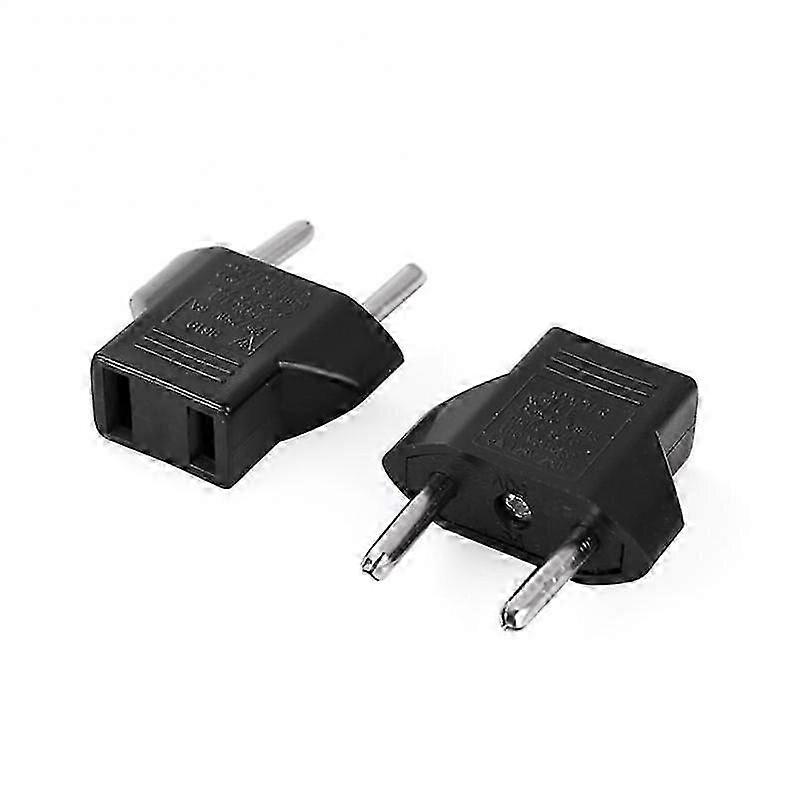 Socket Us To Eu Plug Power 2 Flat Pin Us To Eu Plug Adaptor Converter Adapter Travel
