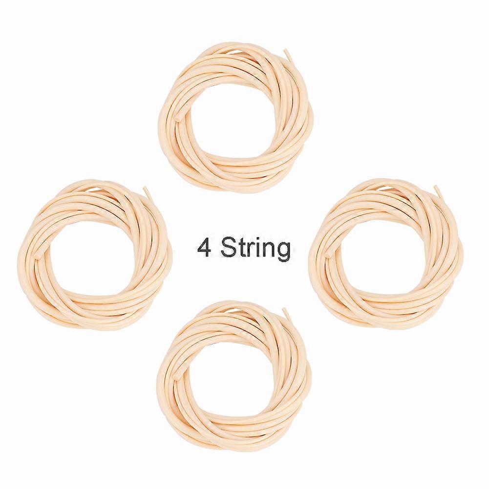 Jeu de 4 cordes pour ukulélé basse 5 mm, 4 mm, 3 mm, 2,5 mm