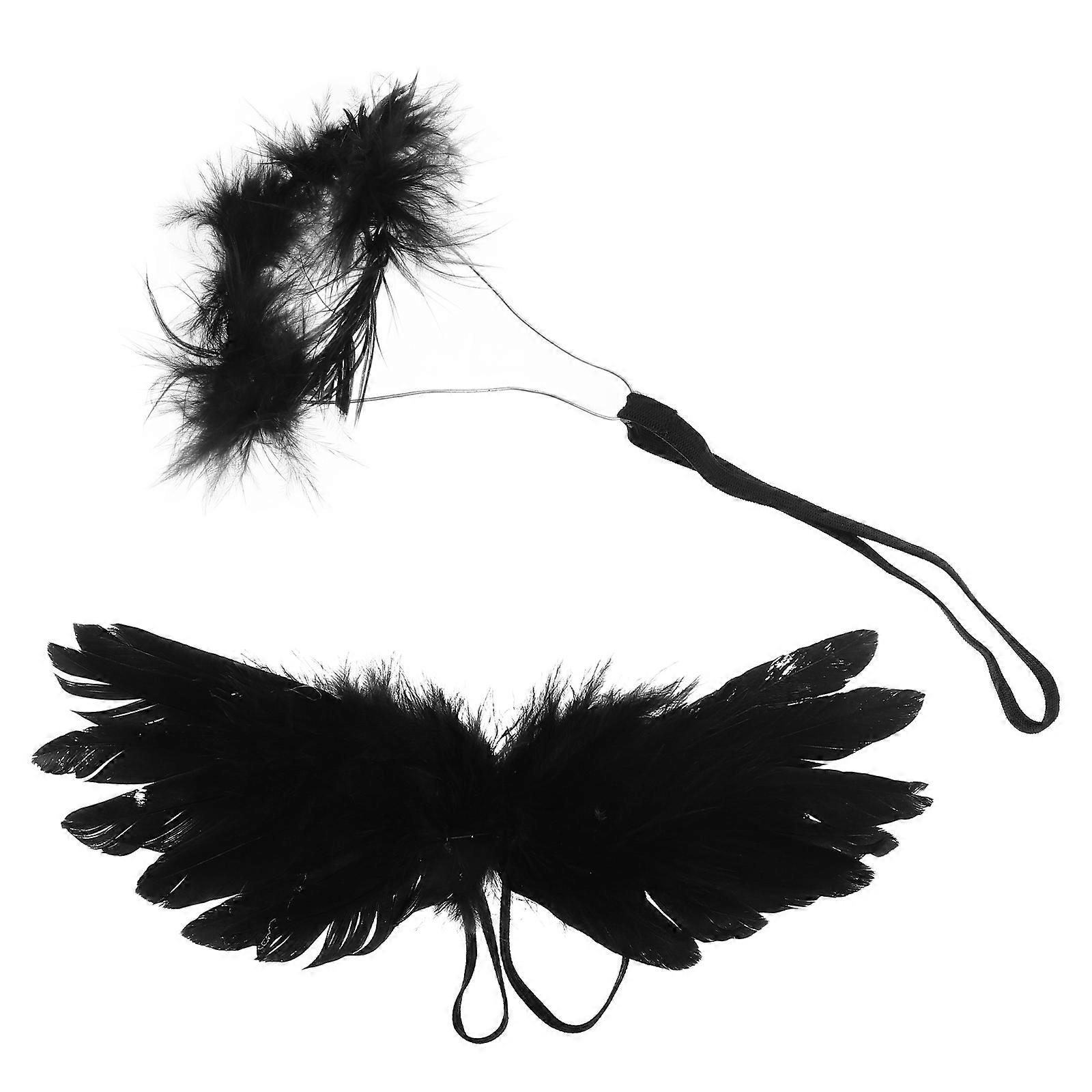 Small Angel Wings for Doll Cosplay As Decorative Props 1Set Included