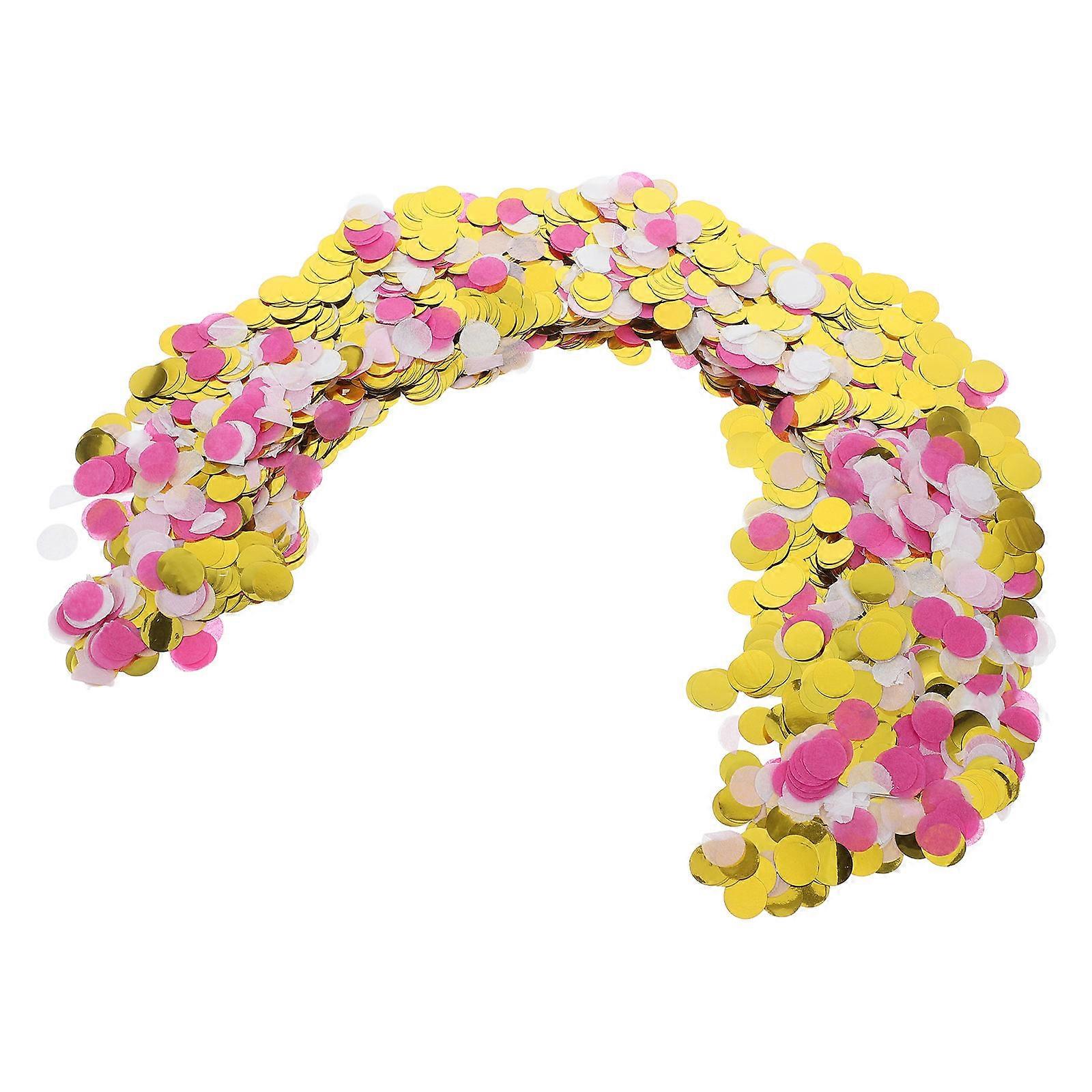 Decorative Confetti Shiny Round Paper Confetti for Decoration 5Pcs