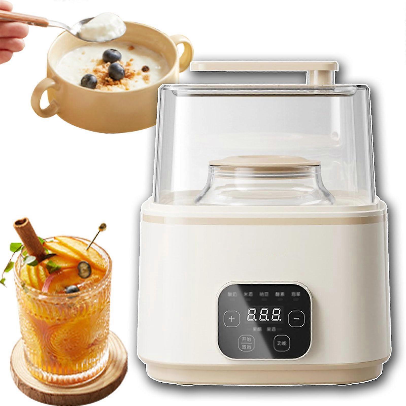 Yogurt Machine 12L Capacity Yogurt Maker Automatic Fermentation Closed or Semi Closed White for Yogurt and Pickle