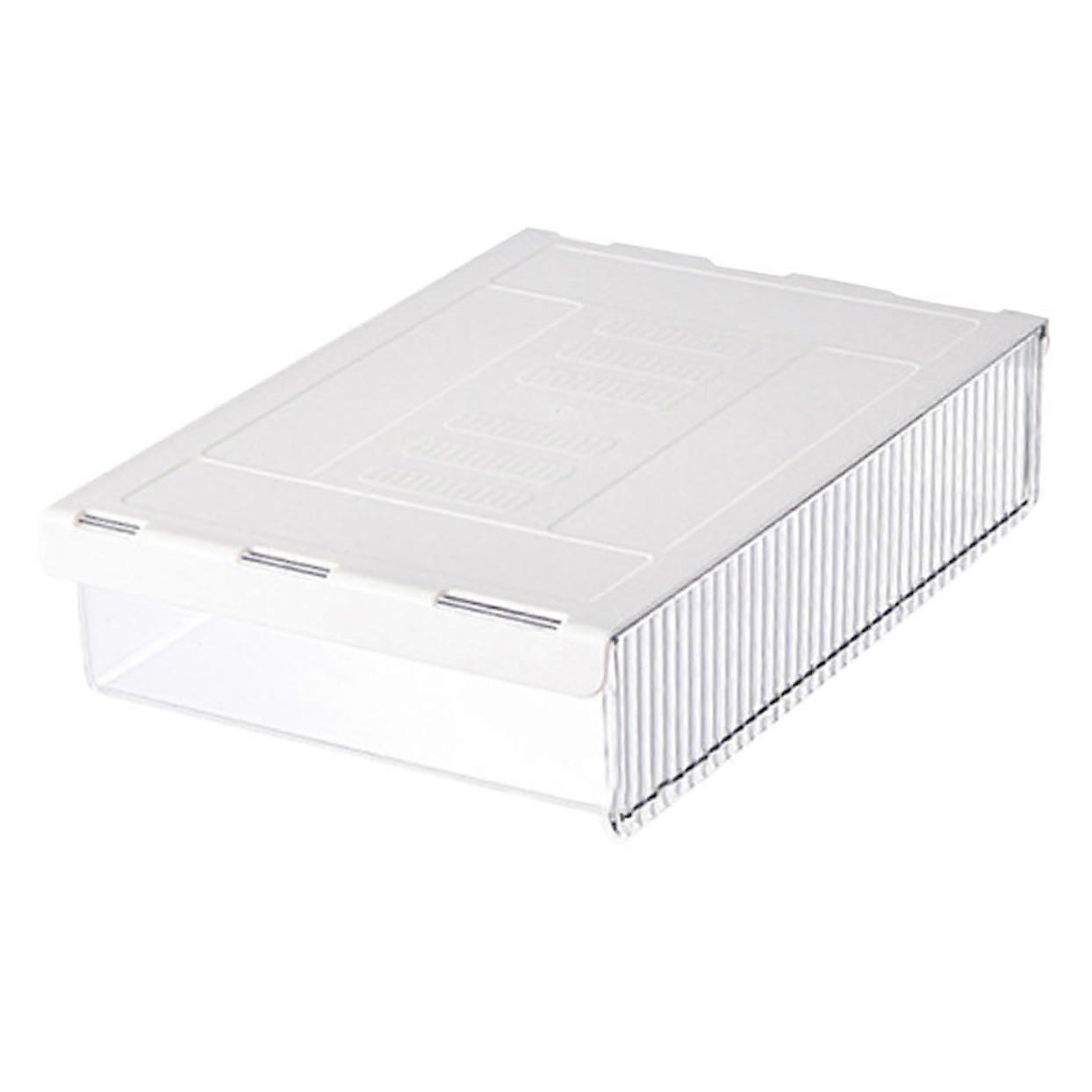 Under Desk Drawer Organizer Large Capacity Plastic Storage Box For Stationery Tools Cosmetics SpaceSaving Desktop Tray