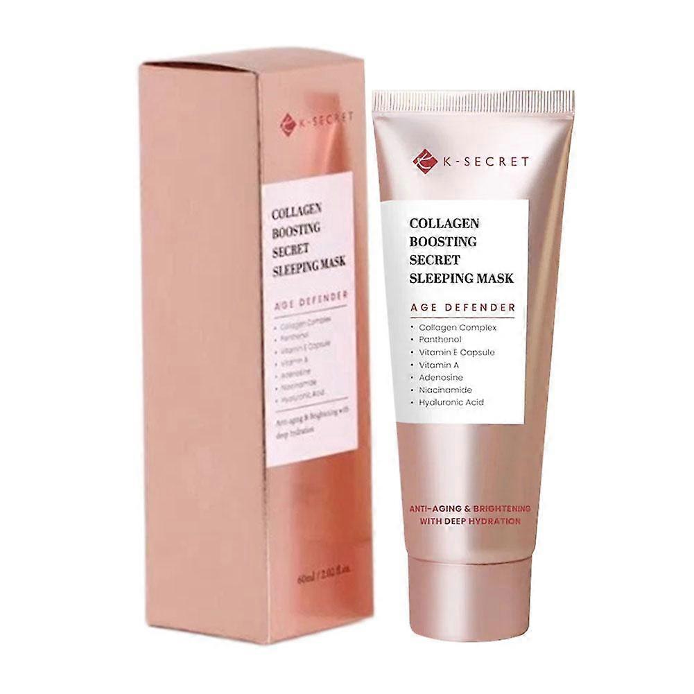 60ml Hydrating Overnight Sleeping Mask Lightweight Gel for Deep Moisture Lock All Skin Types