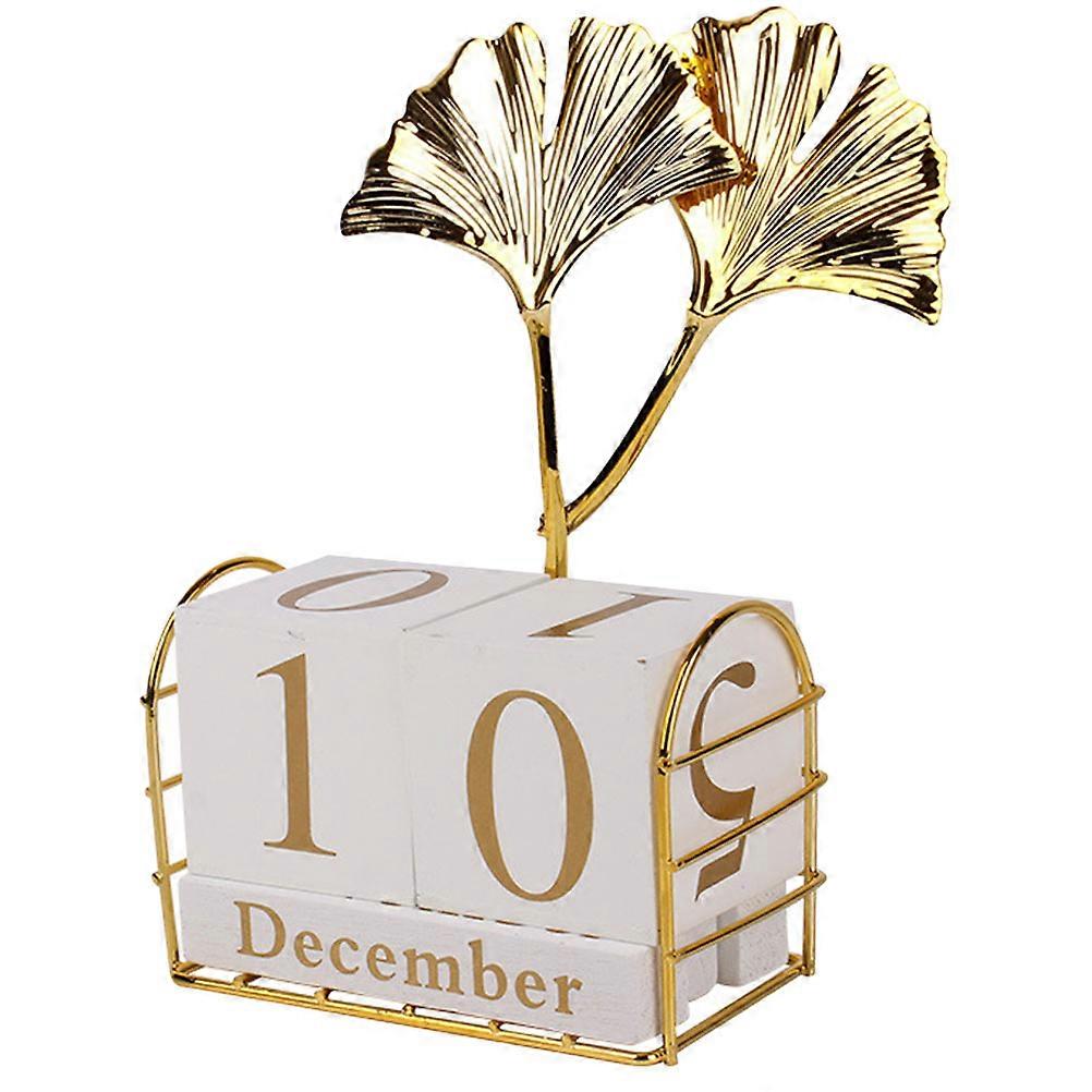 Table Calendar Decoration Manual Operation Date Display Classroom Study 1Pcs