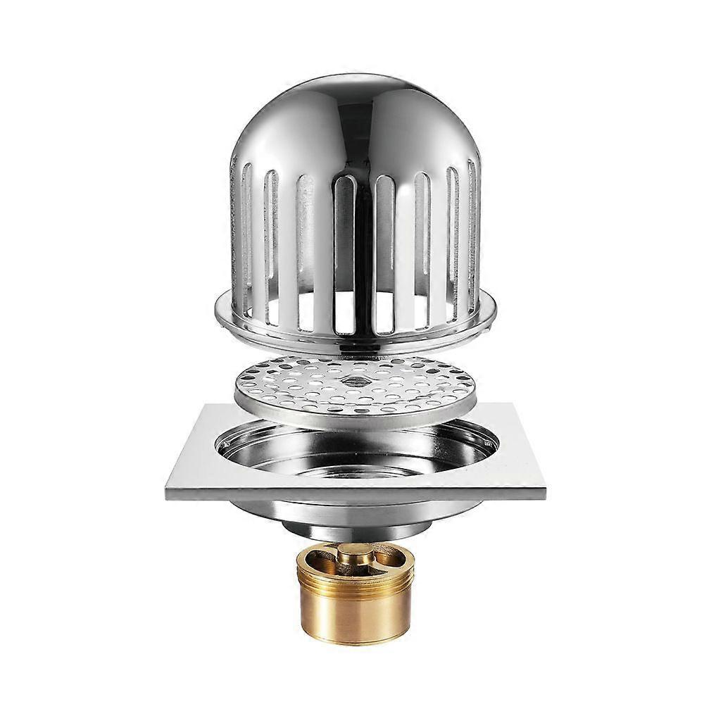 Floor drain for bathroom, floor drain and floor drain for shower, draining floor drain - anti-odor and anti-insect floor drain 100100mm