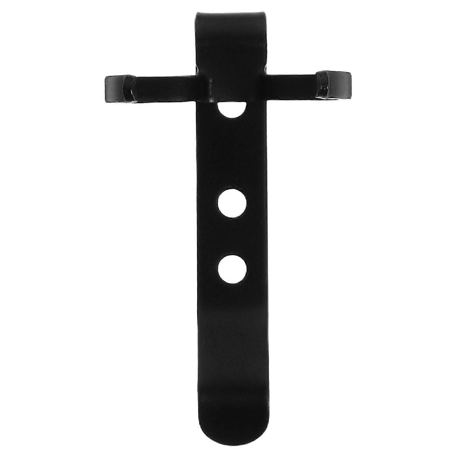 5Pcs Flashlight Belt Clip Metal for Work Use Durable Black Iron Holder