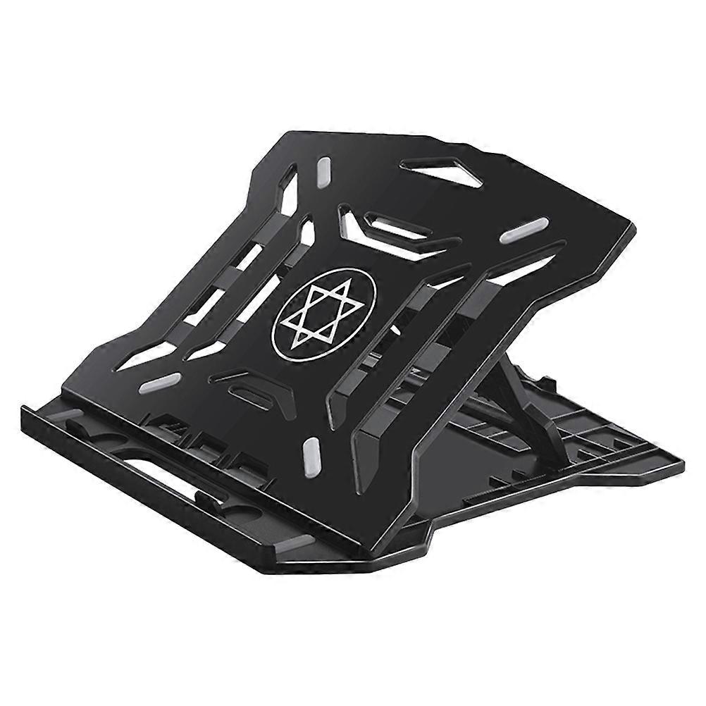 Laptop Stand Riser Foldable Design For Office Use Black 1Pack Heat Sink