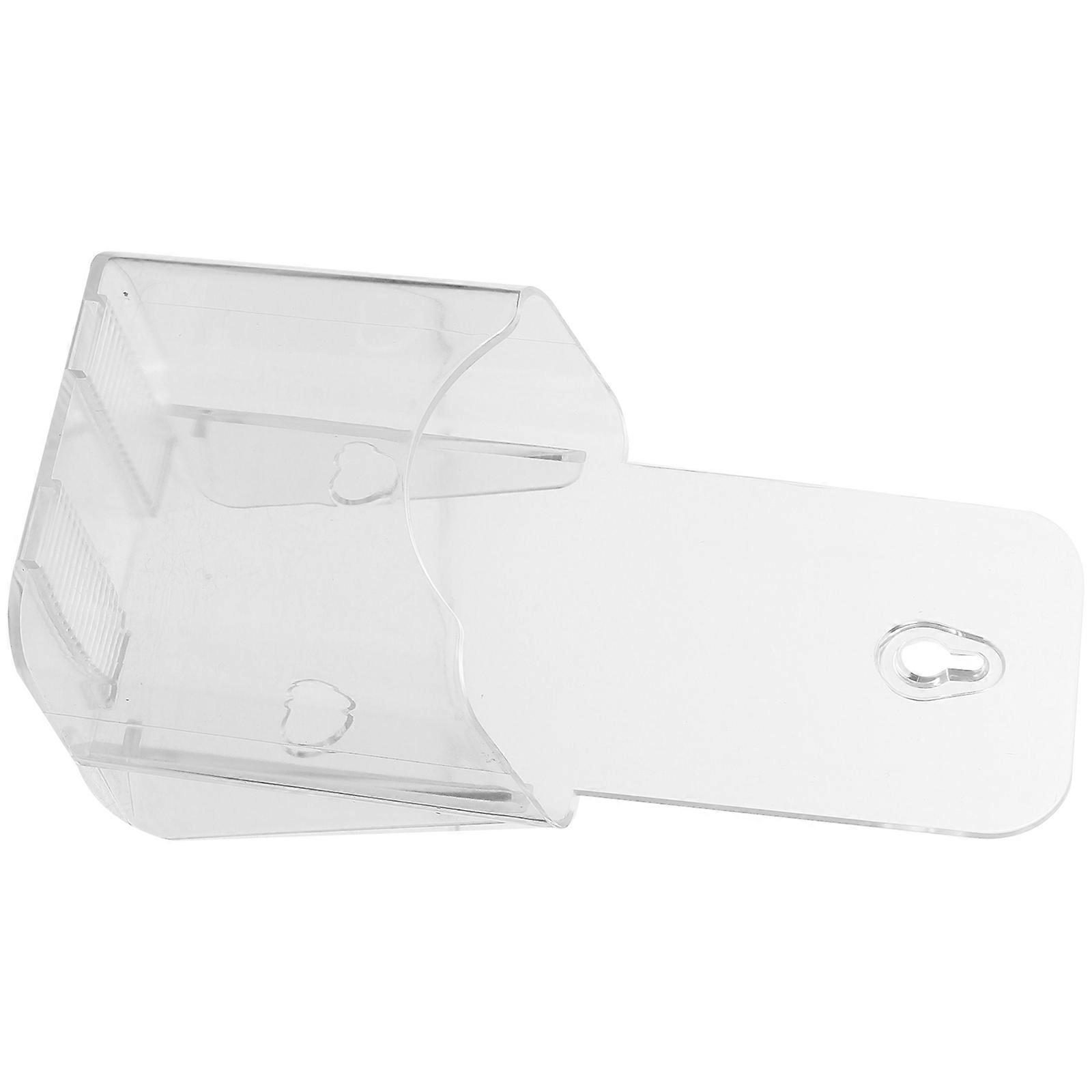 Transparent File Rack Brochure Holder for Storage Use 2Pcs Document Stand