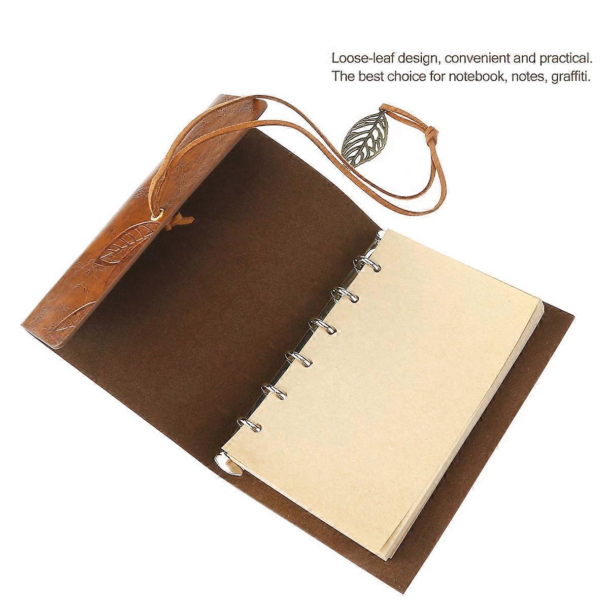 Blank Notebook Journal Vintage Style for Writing Use 3Pcs Cover