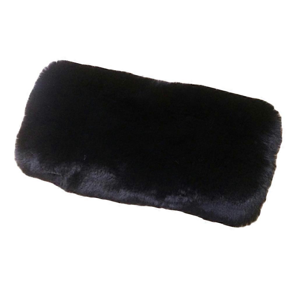 Faux Hand Muffs Winter Warm Accessories for 2Pcs Black Style