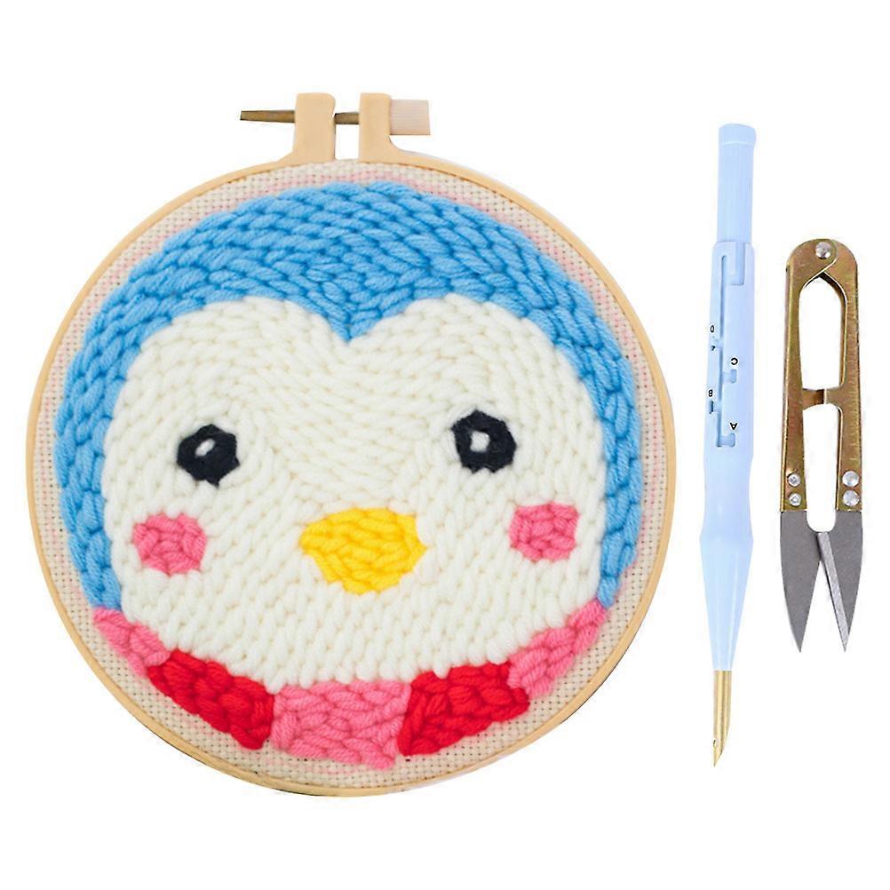 Embroidery Mold Thread DIY Punch Embroidery Tools Set 1Set