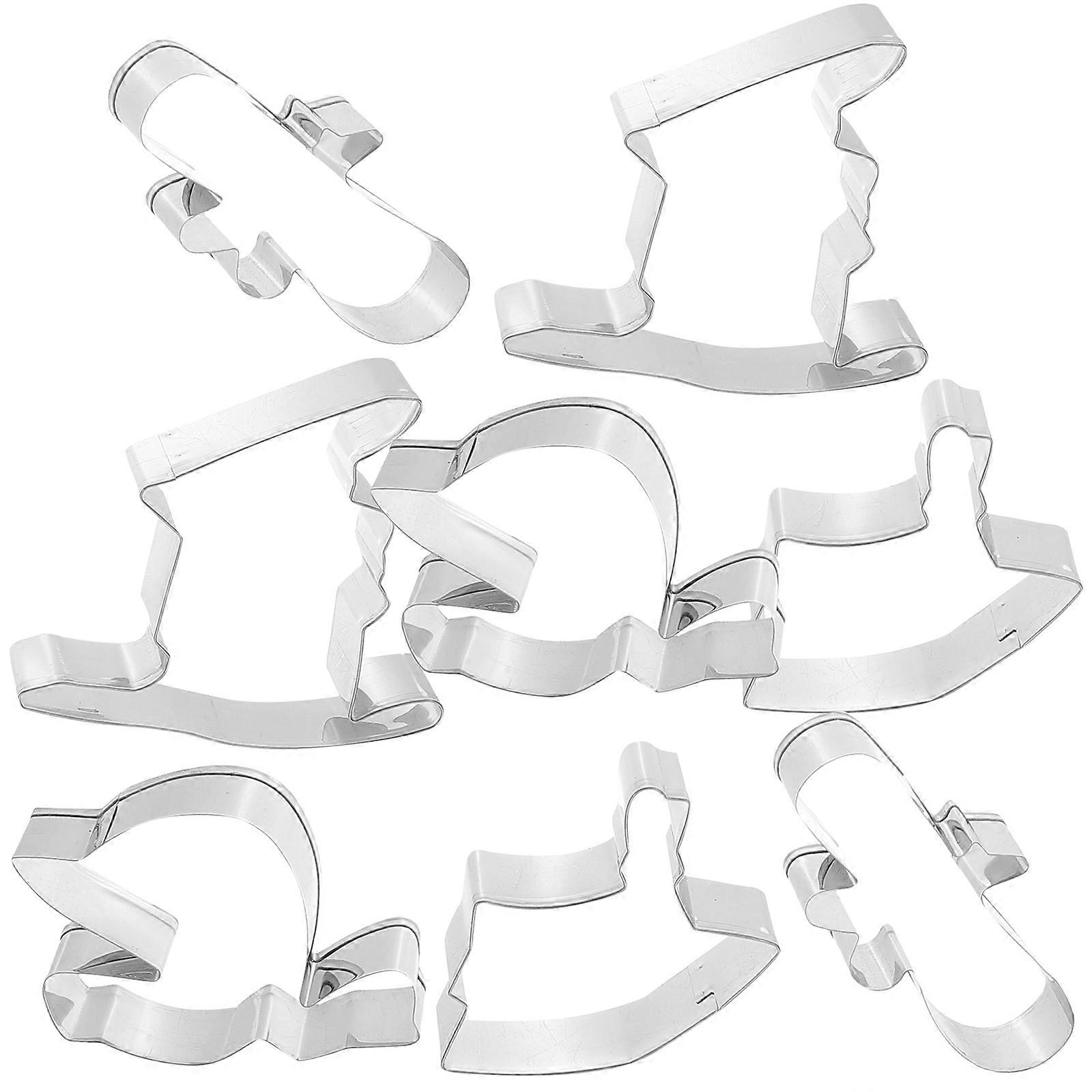 Graduation Cookie Cutter Stainless Steel Baking Tools For DIY Baking 16-Pcs Set Assorted Shapes For Cookie Dough Cutting