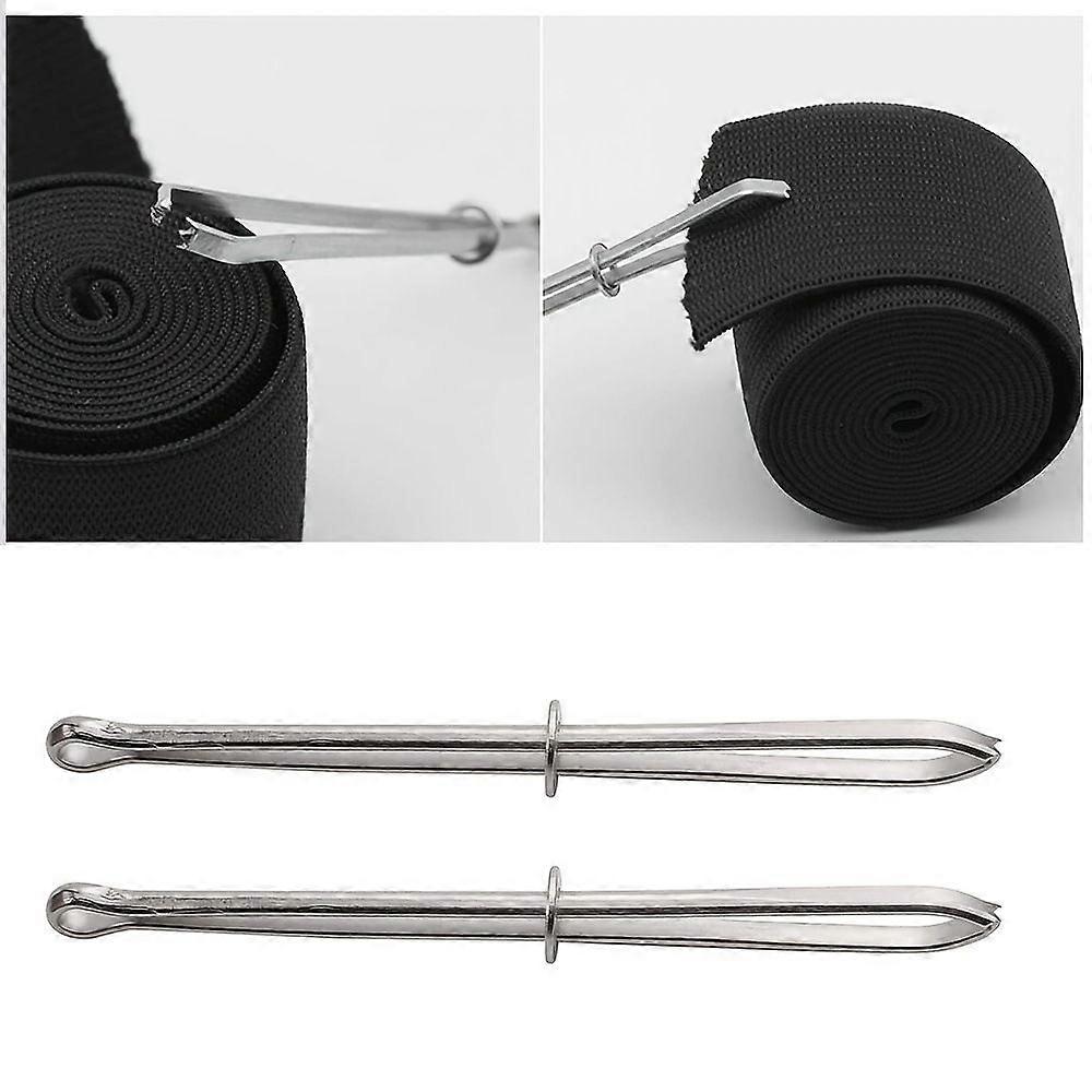 Thread needles, threading tools, tweezers, elastic band inserters, easy insertion into covers, sewing tools
