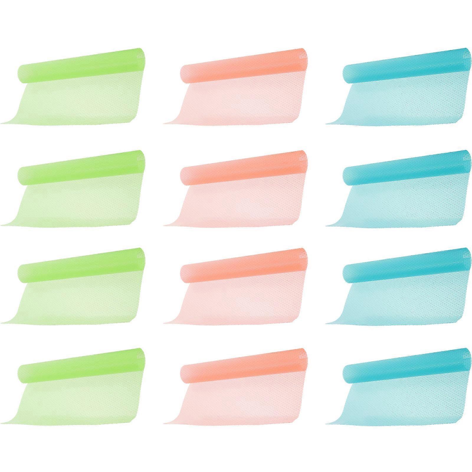 Non Slip Silicone Drawer Liners Mats for Kitchen Cabinets 24Pcs