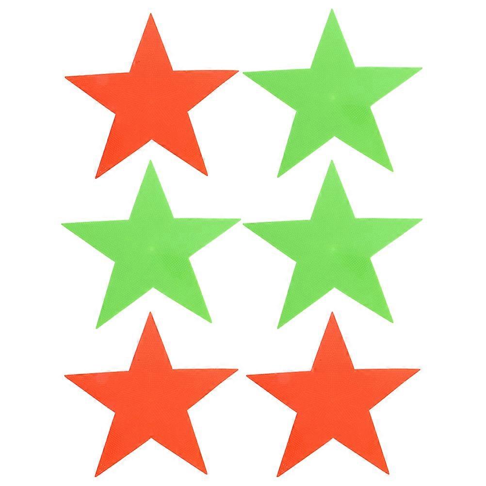 Training Carpet Marker Star Shape for Floor Use with 24Pcs Colorful Markers