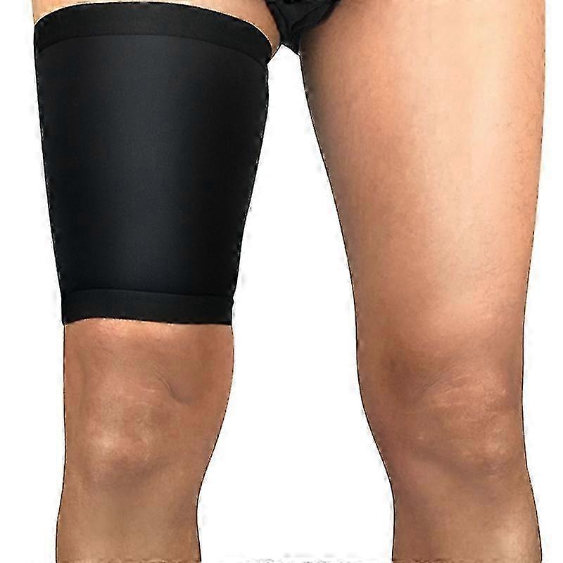 Thigh support brace for athletes - Breathable compression leg sleeve unisex