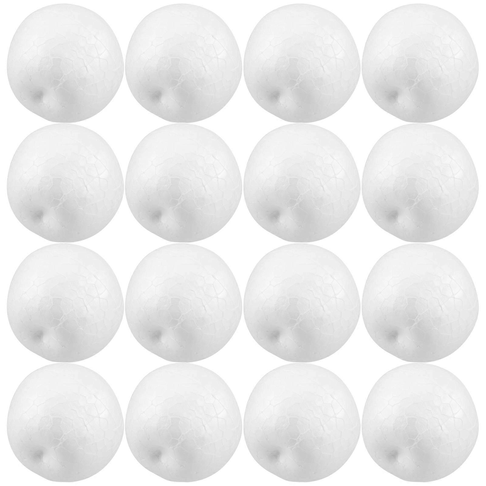 Small Foam Craft Fruit 20Pcs White Polystyrene Models for Christmas Decor and Creative Art Projects