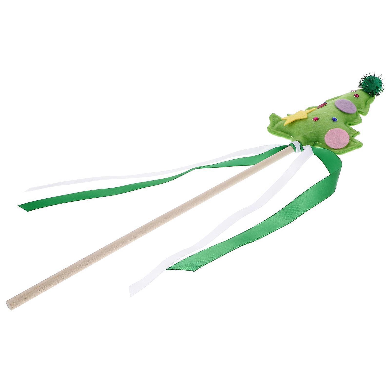 Christmas Tree Handheld Fairy Wand for Kids Stage Performance