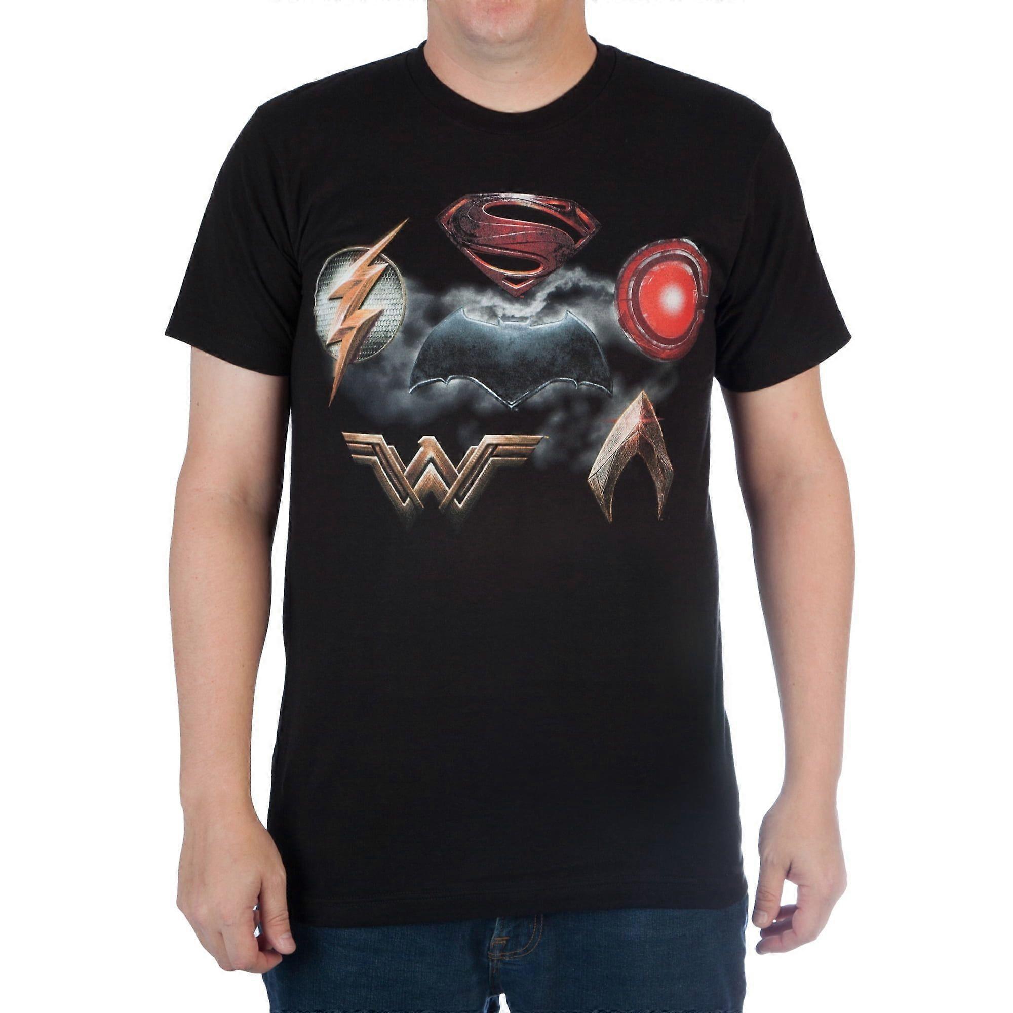 DC Comics MenEmblem Tisk Grafika Tee-popoh436