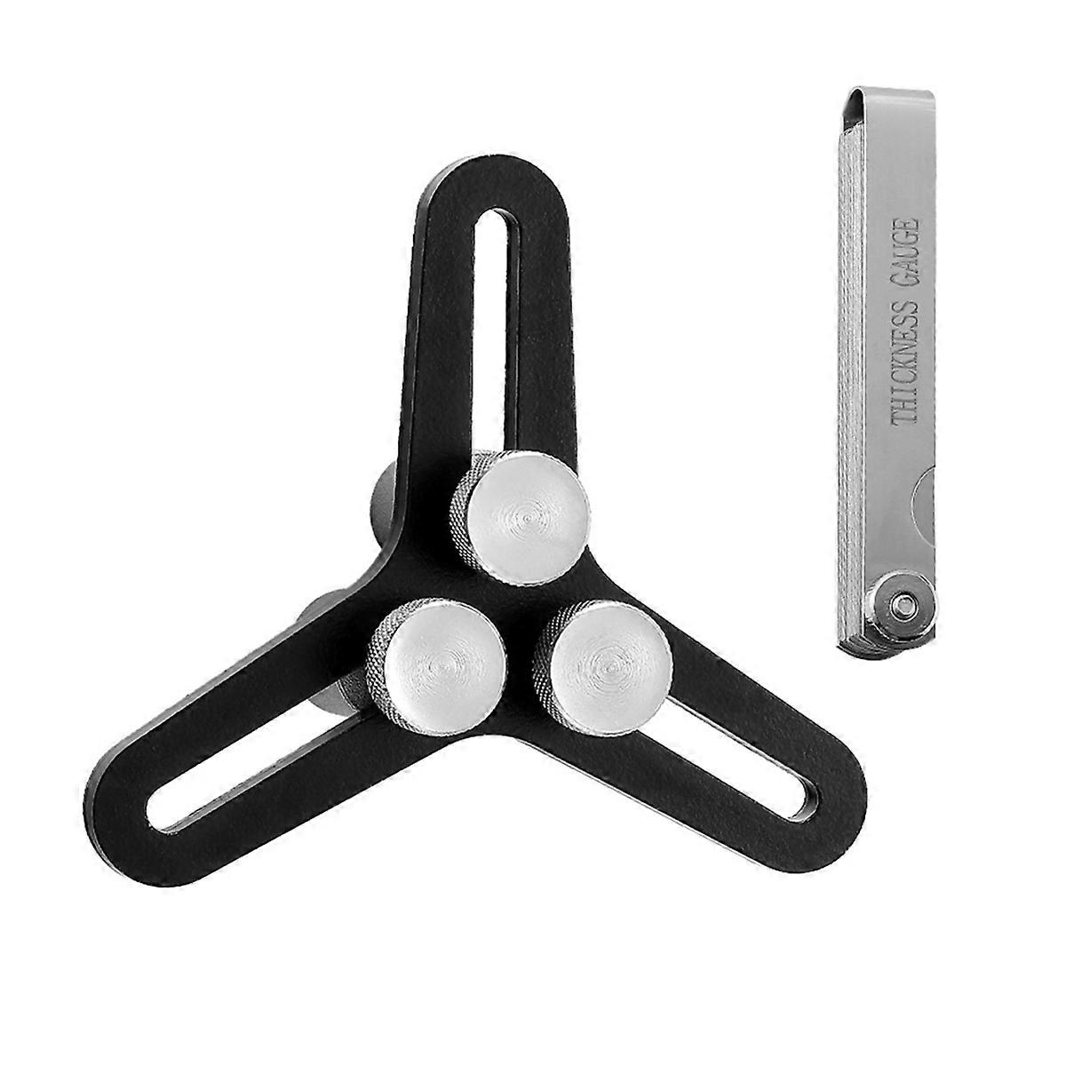 Universal Piston Ring Squaring Tool for End 2-5inch Bores, with   Feeler Gauge Measuring Tool