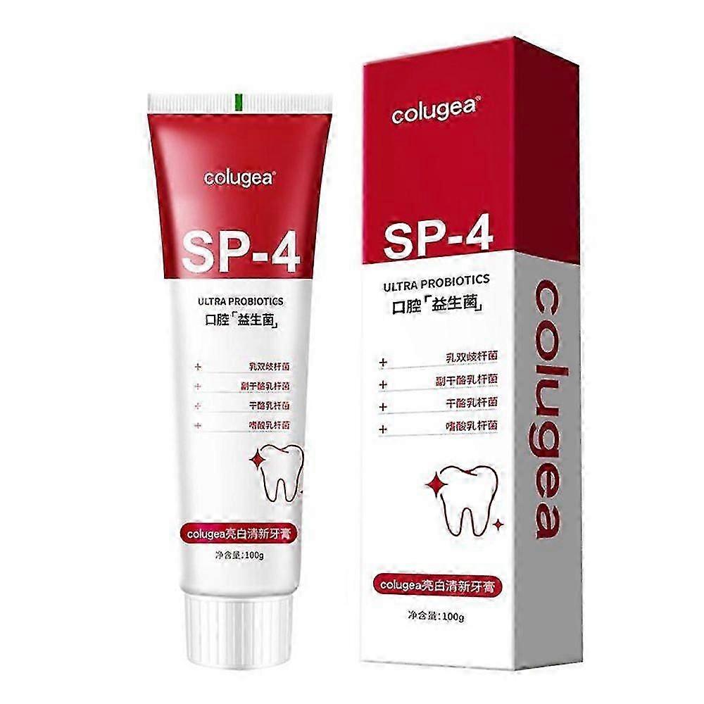 Sip-4 Probiotic Toothpaste Brightening Stain Removing Fresh Breath Teeth Whiten Toothpaste 100g