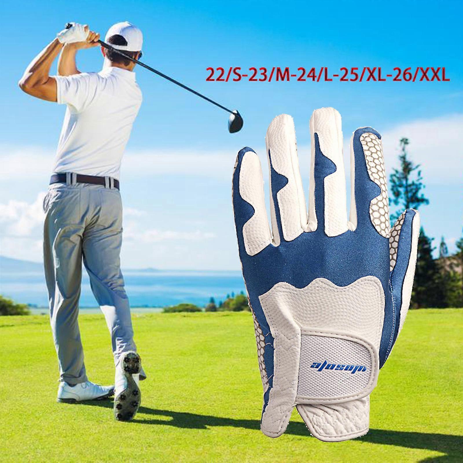 Golf Men with Silicone Non Palm Patch And Thumb Soft Breathable Wear Resistant for Left
