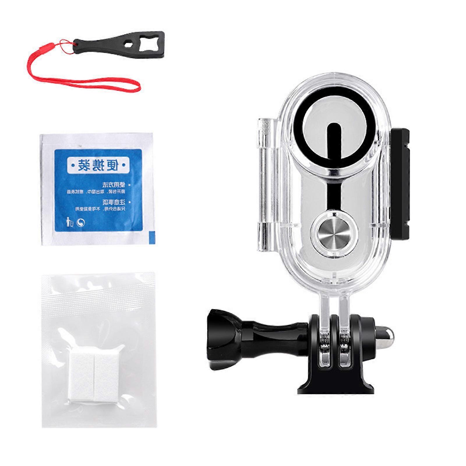 Underwater Photography Case Supports 197ft Depth Stainless Steel Component AntiSlip Rings for GO 3S Secure Grip Multicolor