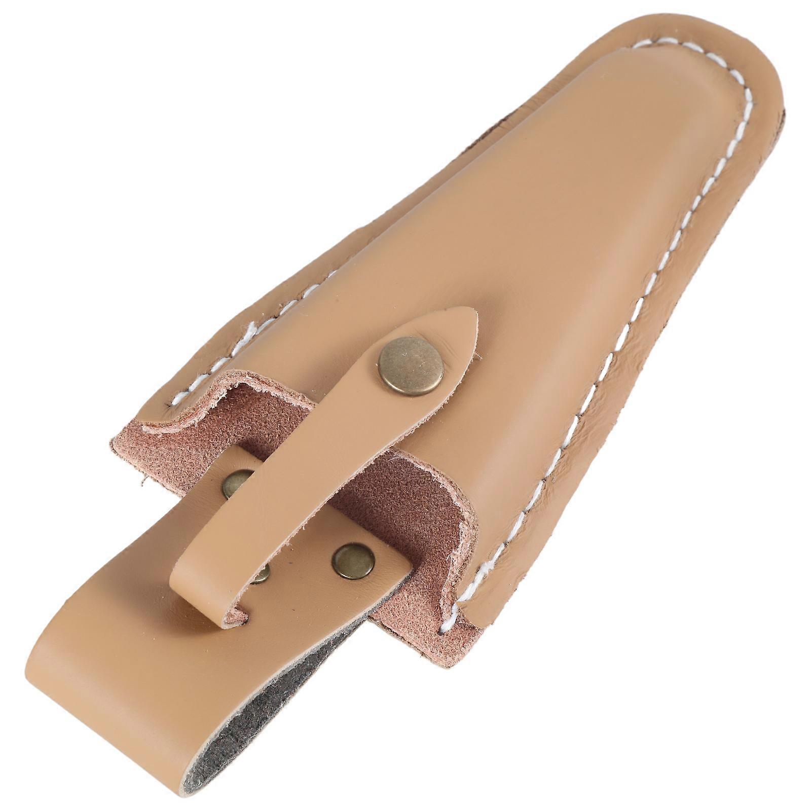 Leather-Shears-Pouch Keep Your-Garden Tools Safe and Secure Durable Cowhide-Scissors Cover Easy-to Carry and Convenient Multicolor