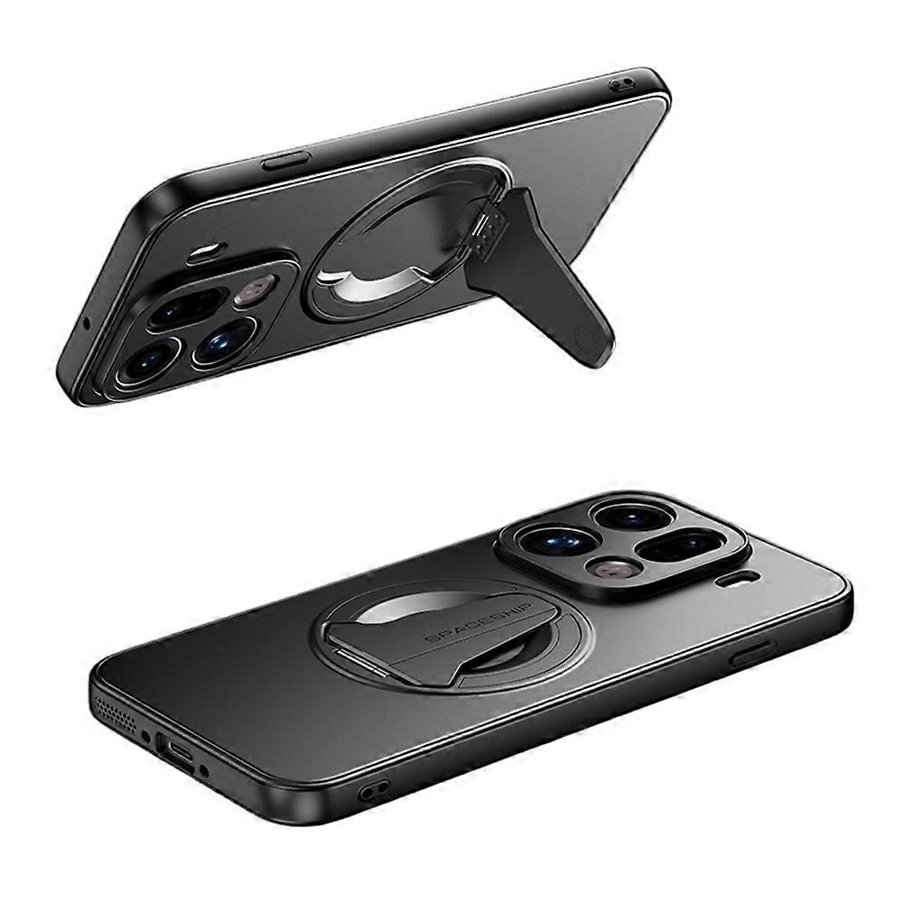Coque compatible avec Oppo Find X9 Pro 5G, compatible MagSafe, avec support intégré et finition mate (PC TPU) au toucher soyeux.