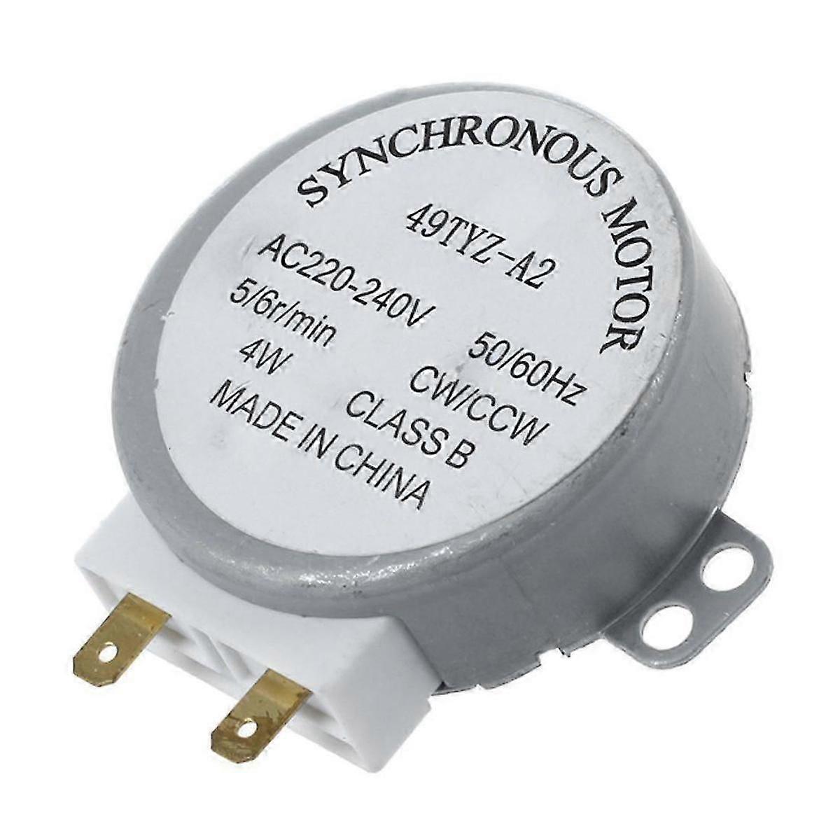 AC 220-240V 50/60Hz 5/6RPM 4W Turntable Synchronous Motor suitable for miniwave Oven