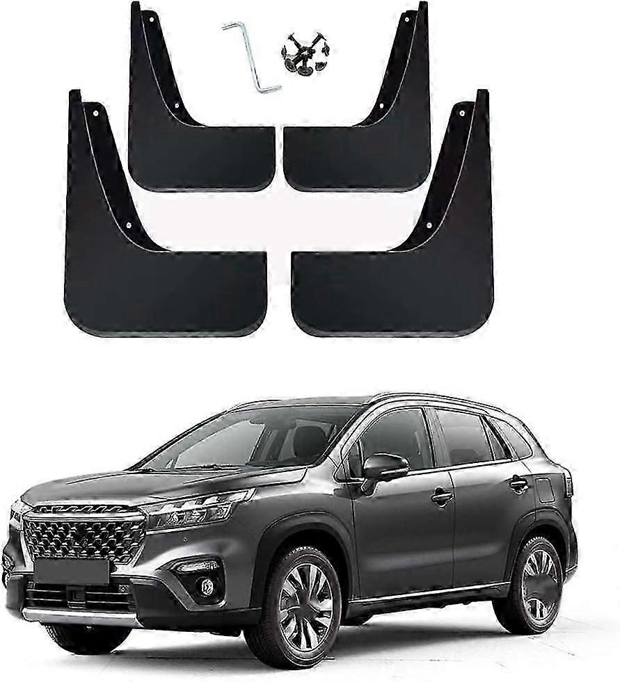 Auton lokasuojat Suzuki S-Cross III 2022:lle, vedenpitävät roiskeläpät, lokasuojat, auton lisävarusteet