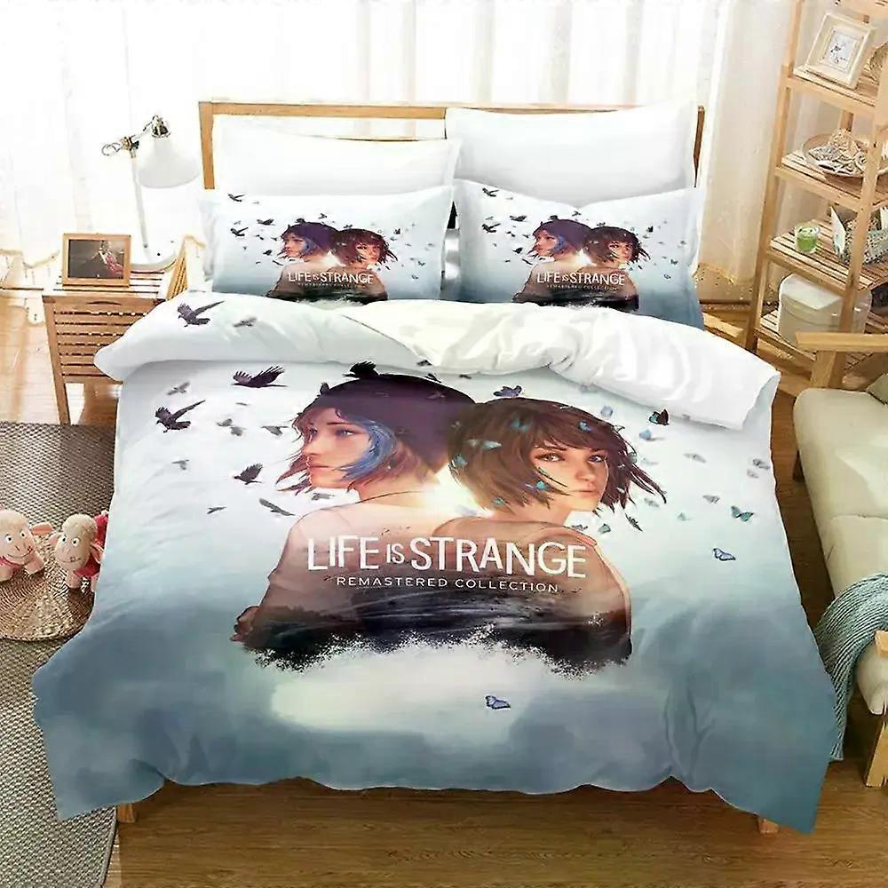 YH251 Life Is Strange Game True Colors Bedding Set With Duvet Cover And Pillowcase For King And Queen Size Beds For Boys And Adults