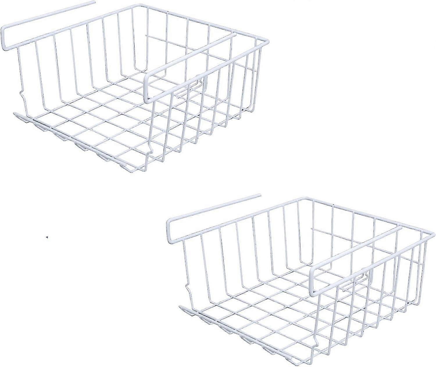 Metallkorb mit stapelbaren Regalen, 2er-Set