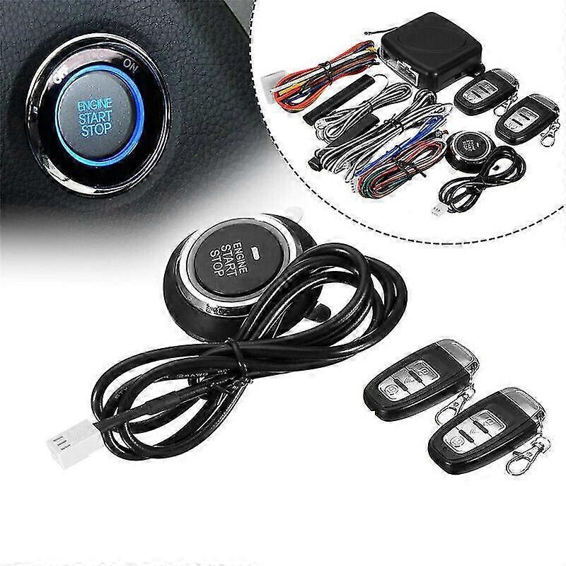 Start Push Button Remote Starter Keyless Entry Car Suv Alarm System Engine