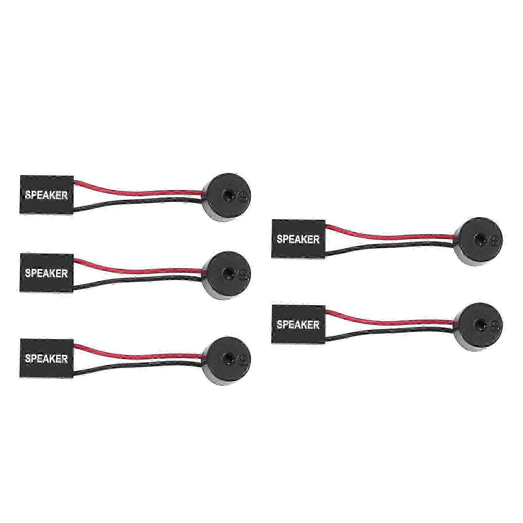 5Pcs Internal Beep Buzzer for PC Motherboard, Compatible with Computer Repair Speakers