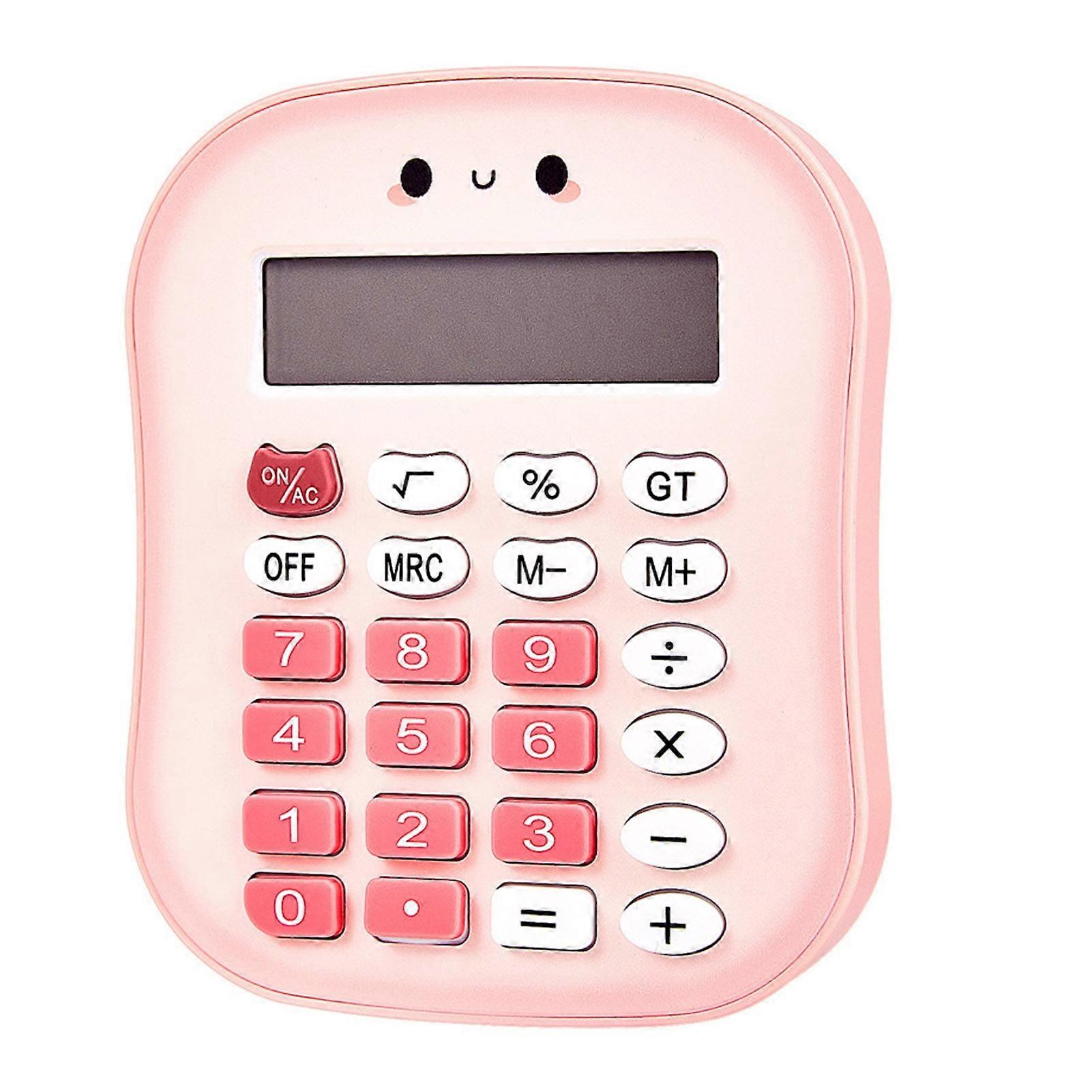 Homerr Cute Calculator Portable Calculator 12 Digit Large LCD Display Big Buttons Easy to Press Powered Colorful Calculator Portable Calculator