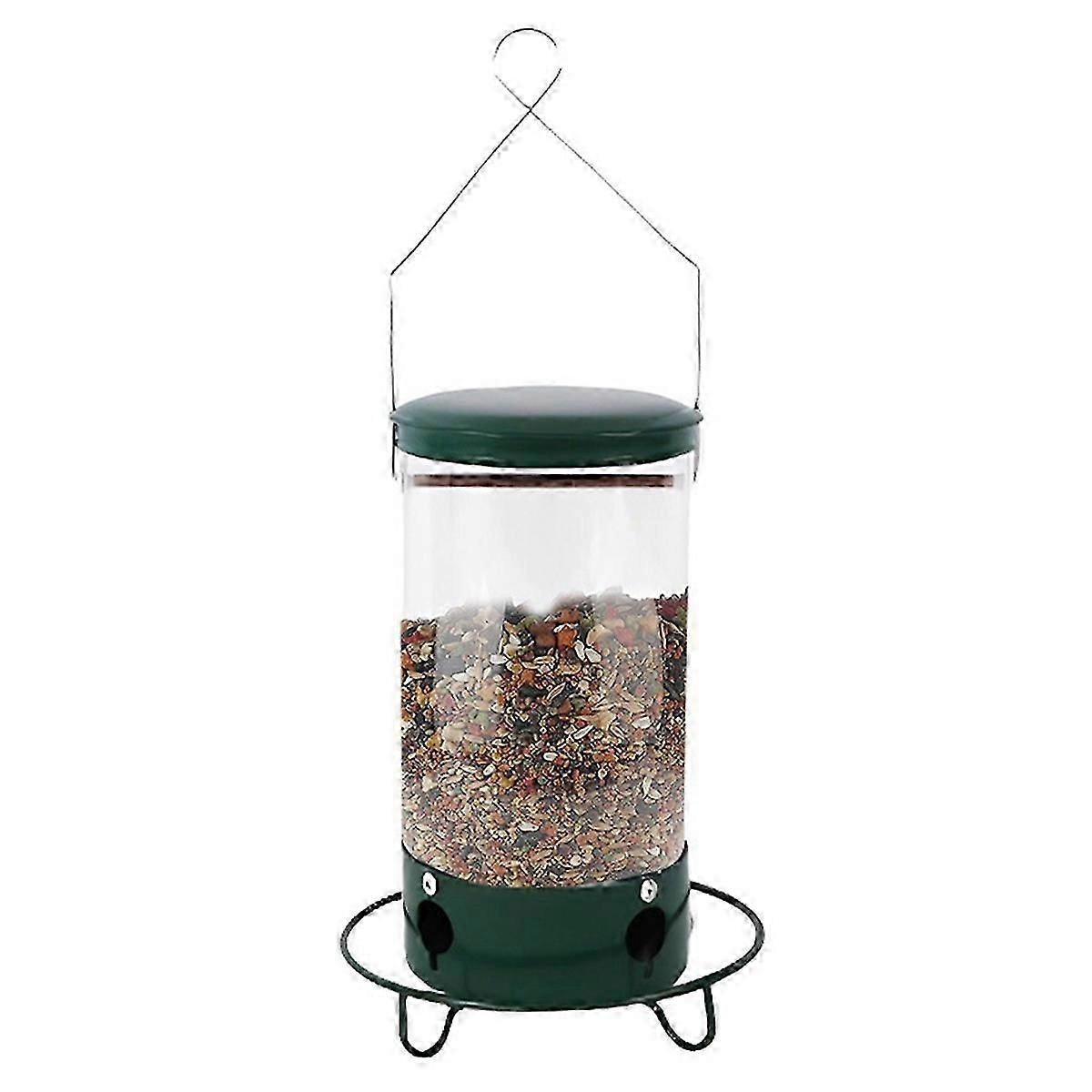 rotatable garden bird container bird feeding tool outdoor bird feeder