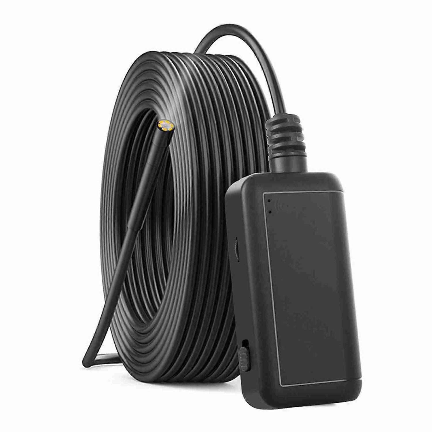 5.5mm Industrial Endoscope WiFi Borescope Inspection Camera Built in 6 LEDs IP67 Water Resistant for