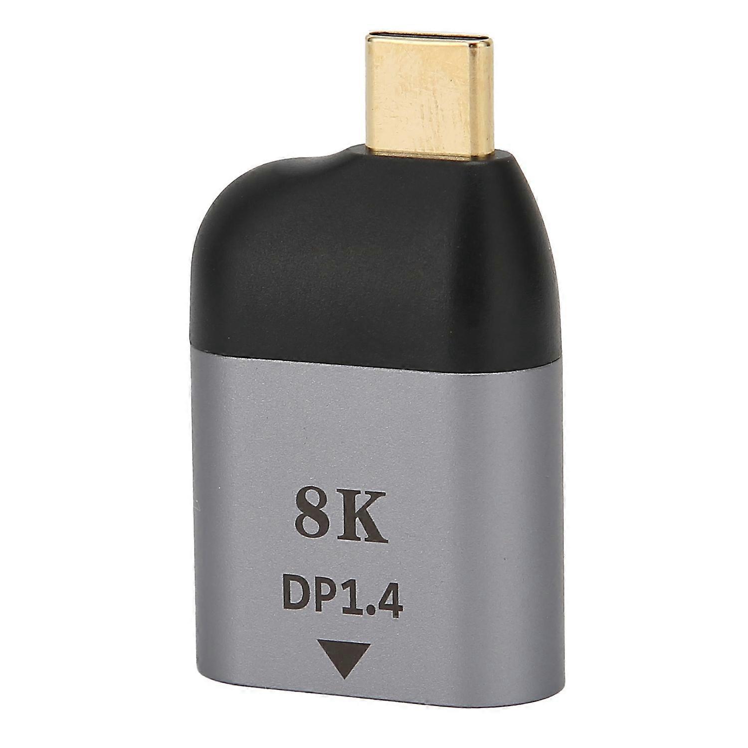 Portable TypeC Male to DP Adapter Mini Size Metal Compatible for Windows Android OS X