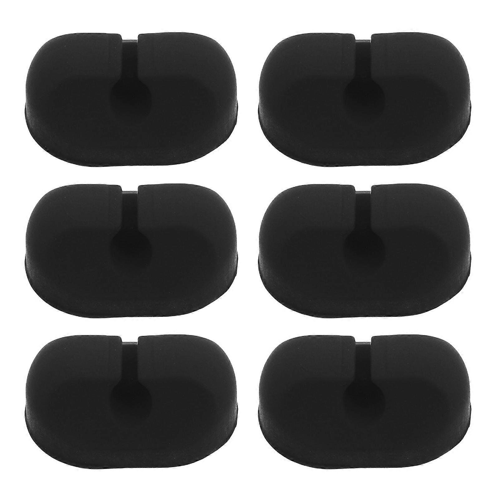 Electric Wire Organizer Silicone Cord Holder for Cable Management 6Pcs